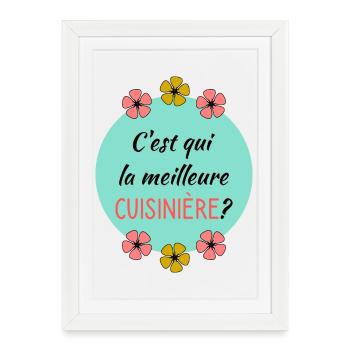 GRANNY. GRANDMA - Framed poster (27 × 37 cm) - white - Front