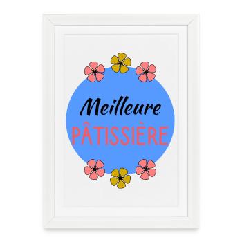 MAMIE. GRAND-MERE - Affiche encadrée (27 × 37 cm) - blanc - Devant