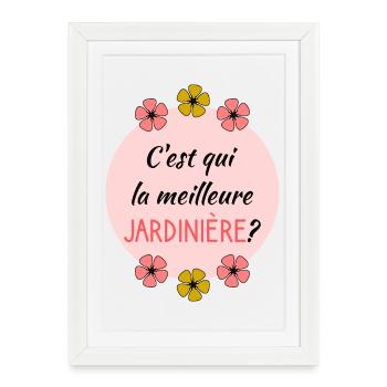 MAMIE. GRAND-MERE. FÊTE - Affiche encadrée (27 × 37 cm) - blanc - Devant
