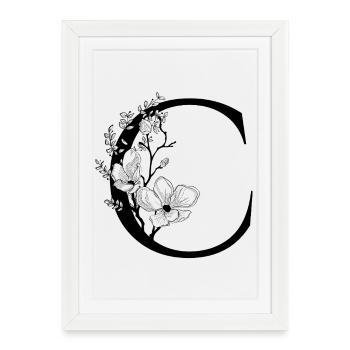 alphabet C - Framed poster (27 × 37 cm) - white - Front