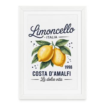 Limolello Amalfi Zest - Affiche encadrée (27 × 37 cm) - blanc - Devant