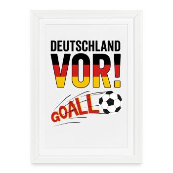 BUT ! Conception de ventilateurs Allemagne 2026 - Affiche encadrée (27 × 37 cm) - blanc - Devant