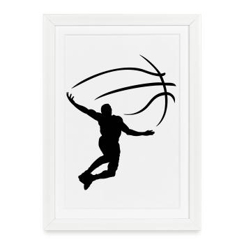 Sport - Framed poster (27 × 37 cm) - white - Front