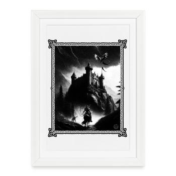 Sword and Sourcery - Framed poster (27 × 37 cm) - white - Front