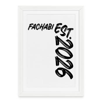 Fachabi 2026 - Affiche encadrée (27 × 37 cm) - blanc - Devant