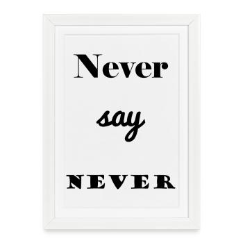 MESSAGE. QUOTES. QUOTES. HUMOR. FUNNY. DAD - Framed poster (27 × 37 cm) - white - Front