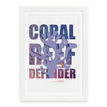 Coral Defender Crew by . NEMO - Framed poster (27 × 37 cm) - white - Front