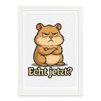 Really now hamsters - Framed poster (27 × 37 cm) - white - Front