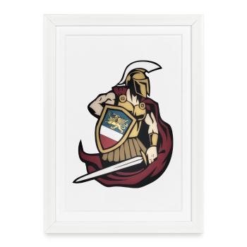 ROSTOCK AHU - Conception - Affiche encadrée (27 × 37 cm) - blanc - Devant