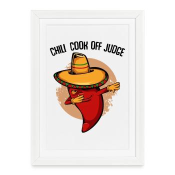 Danse de la fête du chili - Affiche encadrée (27 × 37 cm) - blanc - Devant