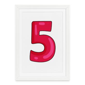 5 - Affiche encadrée (27 × 37 cm) - blanc - Devant