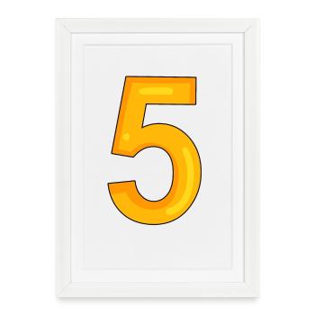 5 - Framed poster (27 × 37 cm) - white - Front