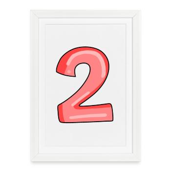 2 - Affiche encadrée (27 × 37 cm) - blanc - Devant