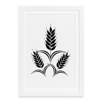 3 ears of corn - Framed poster (27 × 37 cm) - white - Front