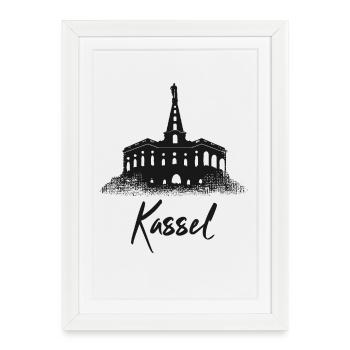Hercule De Cassel - Affiche encadrée (27 × 37 cm) - blanc - Devant
