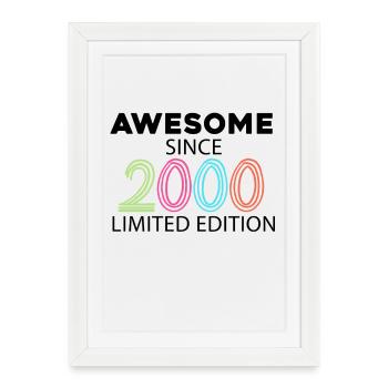 Fantastic since 2000 - born in 2000 - Framed poster (27 × 37 cm) - white - Front