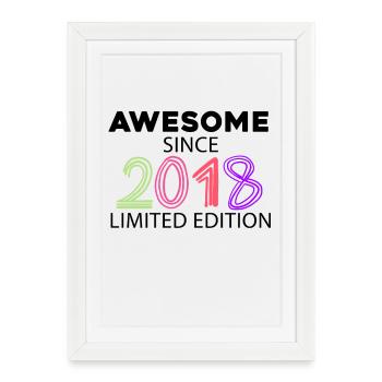 Fantastic since 2018 - Vintage 2018 - Framed poster (27 × 37 cm) - white - Front