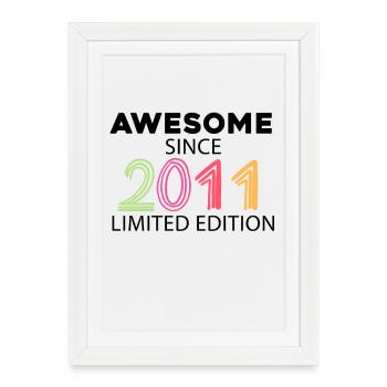 Fantastique depuis 2011 - Millésime 2011 - Affiche encadrée (27 × 37 cm) - blanc - Devant