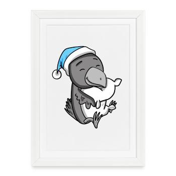 Crow Baby - Framed poster (27 × 37 cm) - white - Front