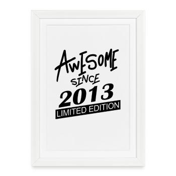 2013 - Vintage 2013 - Framed poster (27 × 37 cm) - white - Front