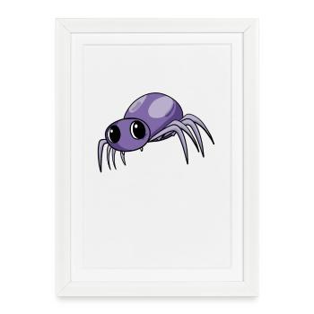Baby Spider - Framed poster (27 × 37 cm) - white - Front