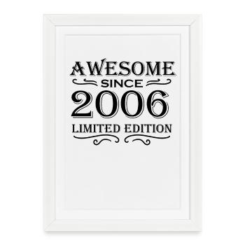 2006 - Millésime - Affiche encadrée (27 × 37 cm) - blanc - Devant