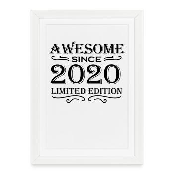 2020 - Affiche encadrée (27 × 37 cm) - blanc - Devant