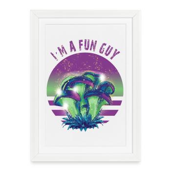 I'm a funny guy - Framed poster (27 × 37 cm) - white - Front