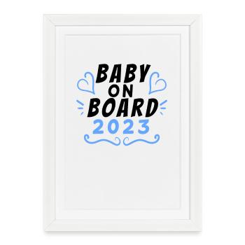Enceinte 2023 - Affiche encadrée (27 × 37 cm) - blanc - Devant