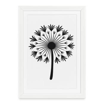 Dandelion Design - Framed poster (27 × 37 cm) - white - Front