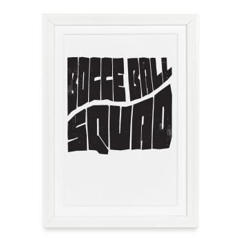 Bocce Ball Squad Outfit with Jack Bocci Game Bocce - Framed poster (27 × 37 cm) - white - Front
