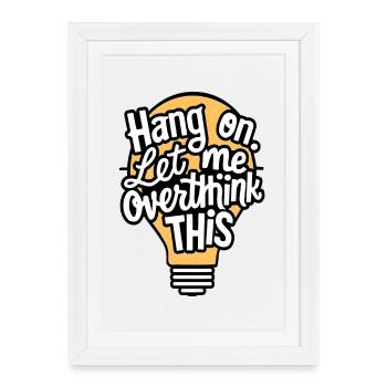 Creative Idea Lamp Design - Framed poster (27 × 37 cm) - white - Front