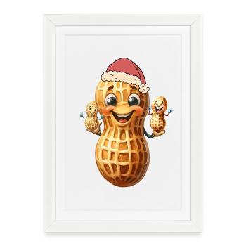 Peanut Peanuts Nut Nuts Child Kids Baby - Framed poster (27 × 37 cm) - white - Front
