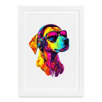 Rhodesian Ridgeback chasse chien chiens Pride Ridgeback - Affiche encadrée (27 × 37 cm) - blanc - Devant