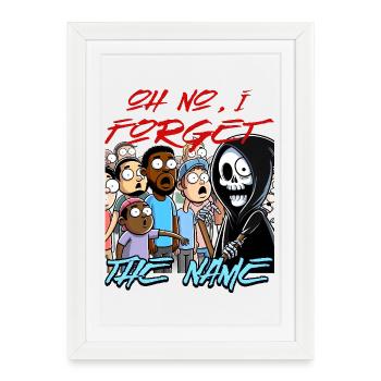 Grim Reaper in Meme Mob - Framed poster (27 × 37 cm) - white - Front