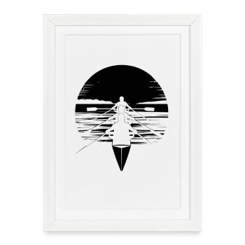 Ramer - Affiche encadrée (27 × 37 cm) - blanc - Devant