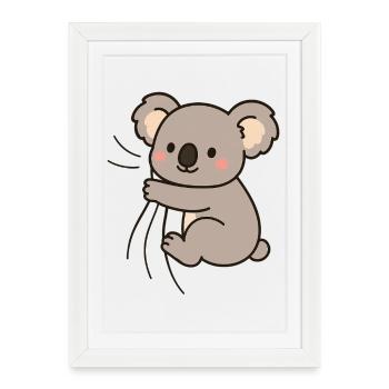 Dear little koala - Framed poster (27 × 37 cm) - white - Front