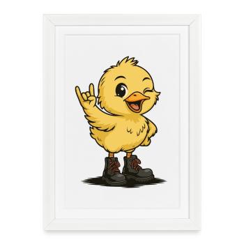 J’ai besoin d’un produit promotionnel - Affiche encadrée (27 × 37 cm) - blanc - Devant
