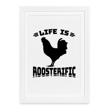 Blagues amusantes sur les agriculteurs - Affiche encadrée (27 × 37 cm) - blanc - Devant