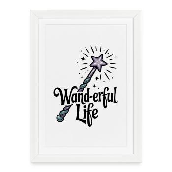 Wand-erful Life - Framed poster (27 × 37 cm) - white - Front