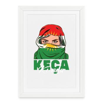 Kurdistan Kurds Kurd standard print - Framed poster (27 × 37 cm) - white - Front
