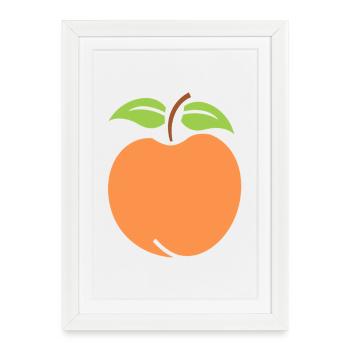 Pêche Minimaliste et Naturelle - Affiche encadrée (27 × 37 cm) - blanc - Devant