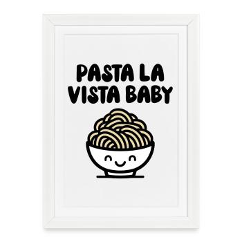 Pâtes la vista bébé - Affiche encadrée (27 × 37 cm) - blanc - Devant