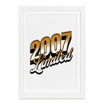 Édition limitée 2007 18e anniversaire - Affiche encadrée (27 × 37 cm) - blanc - Devant