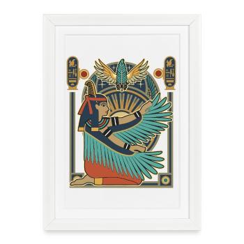 MAAT Goddess of Justice - Framed poster (27 × 37 cm) - white - Front