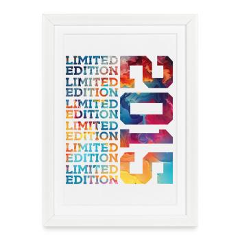 ÉDITION LIMITÉE 2015 11 ANS 11E ANNIVERSAIRE - Affiche encadrée (27 × 37 cm) - blanc - Devant
