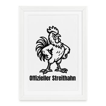 Official brawler - Framed poster (27 × 37 cm) - white - Front