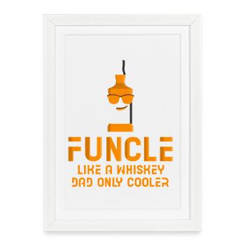 Whiskey Saying Whiskey Drinker Whiskey Lovers - Affiche encadrée (27 × 37 cm) - blanc - Devant