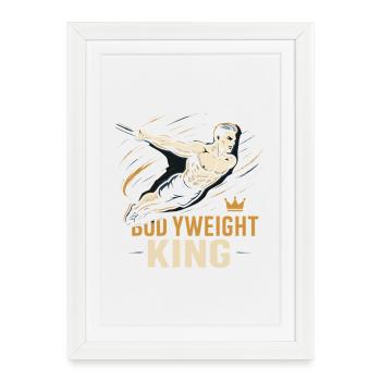 Calisthenics - Framed poster (27 × 37 cm) - white - Front