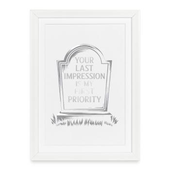 Last Impression First Priority - Halloween - Framed poster (27 × 37 cm) - white - Front